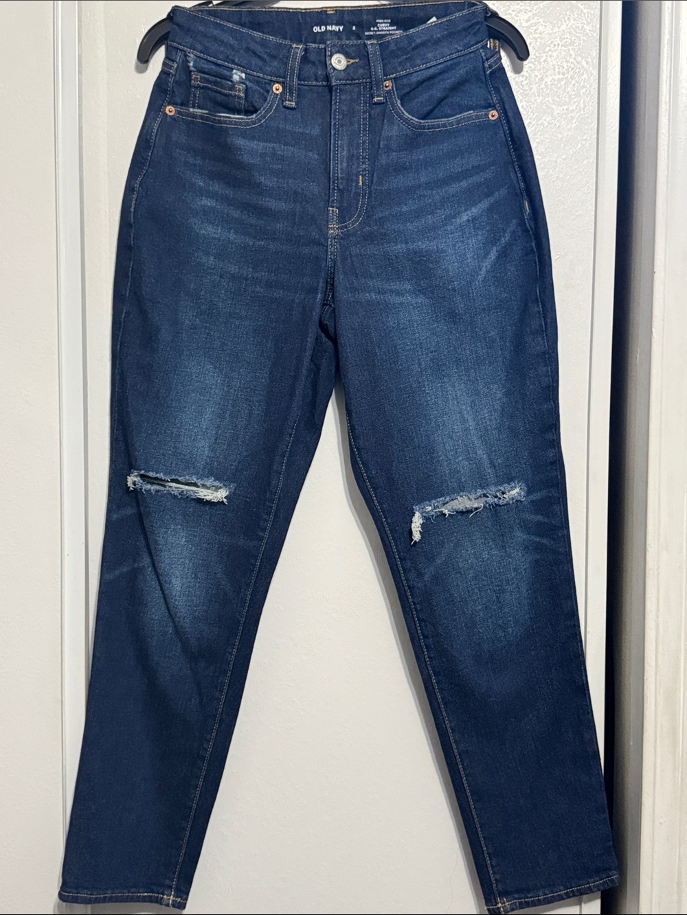 Old Navy High Rise Curvy OG Straight Secret Smooth Pockets Denim Jeans